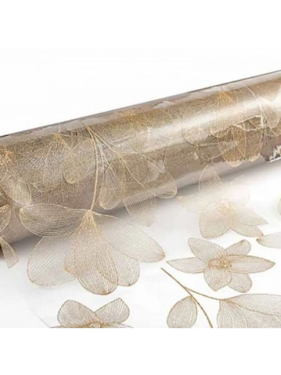 Силиконовая клеёнка 120 см * 20 м, арт.В1200-H1.0MM/2019101012377