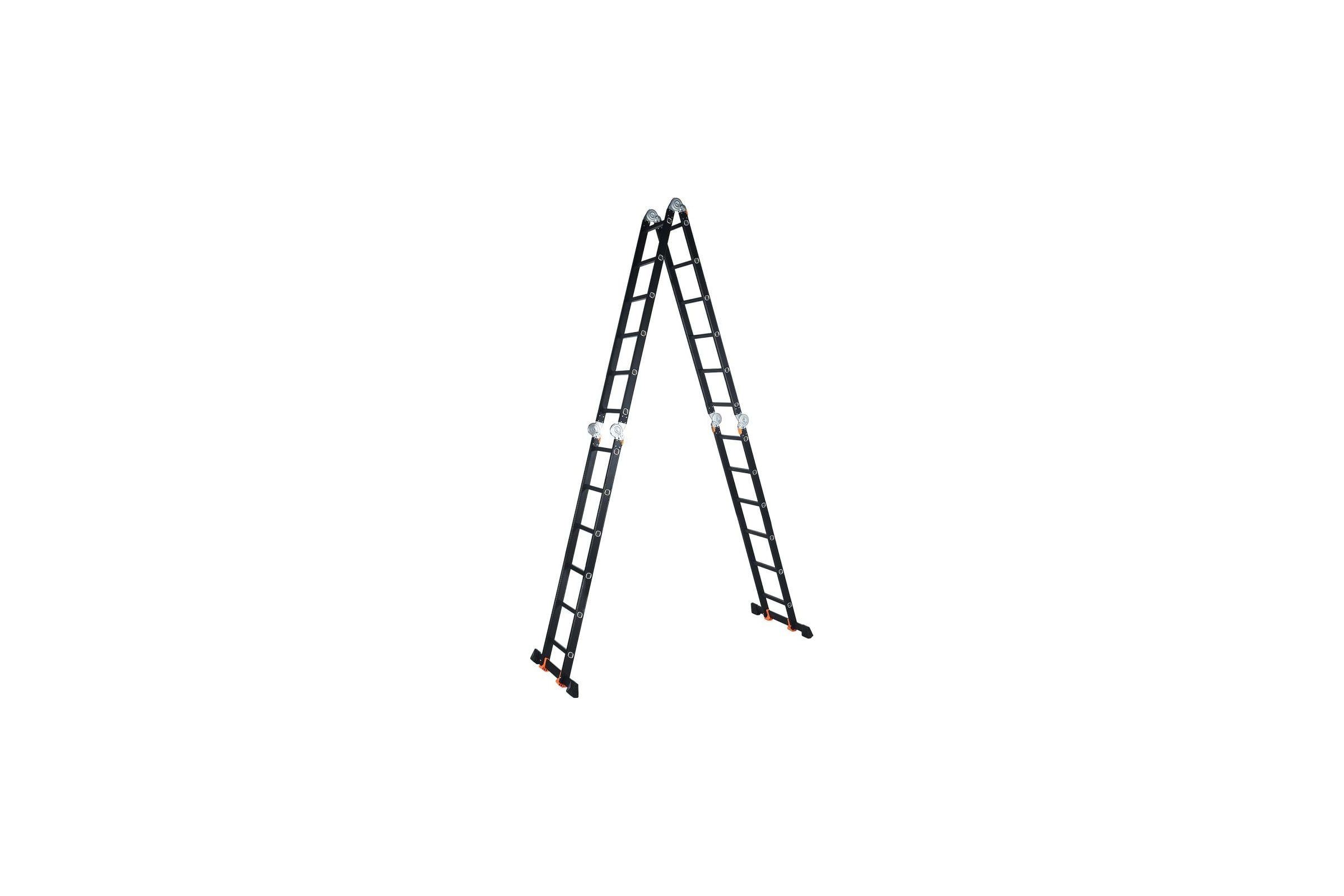 Лестница алюм. многофункц.4х5 ступ. (стрем.-283см,лестн.-580см) 15,5кг BLACK LINESTARTUL (ST9930-05)