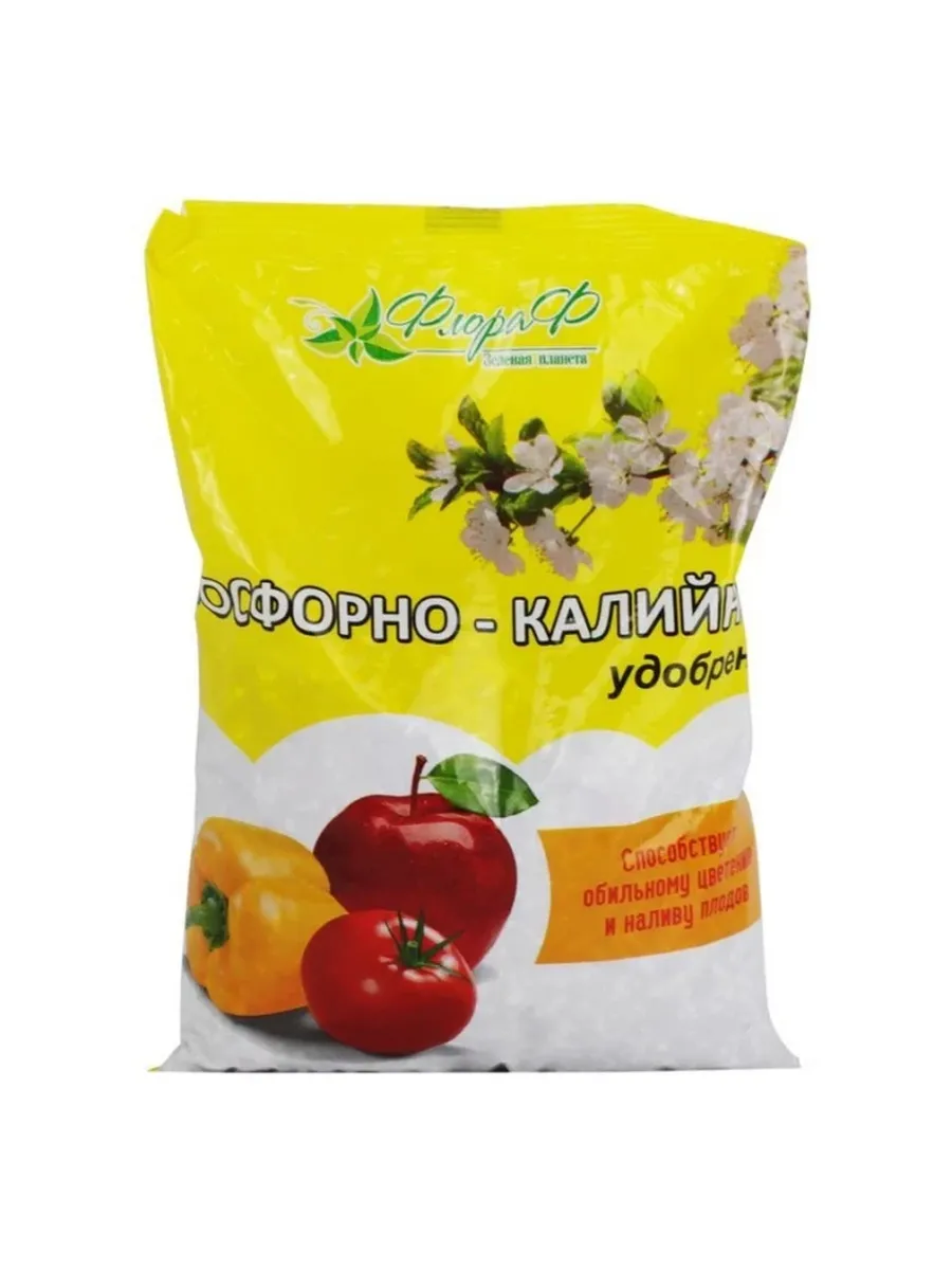 Калийная смесь 0,9кг (удобрение) "ФлораФ" (гранулированное,20)