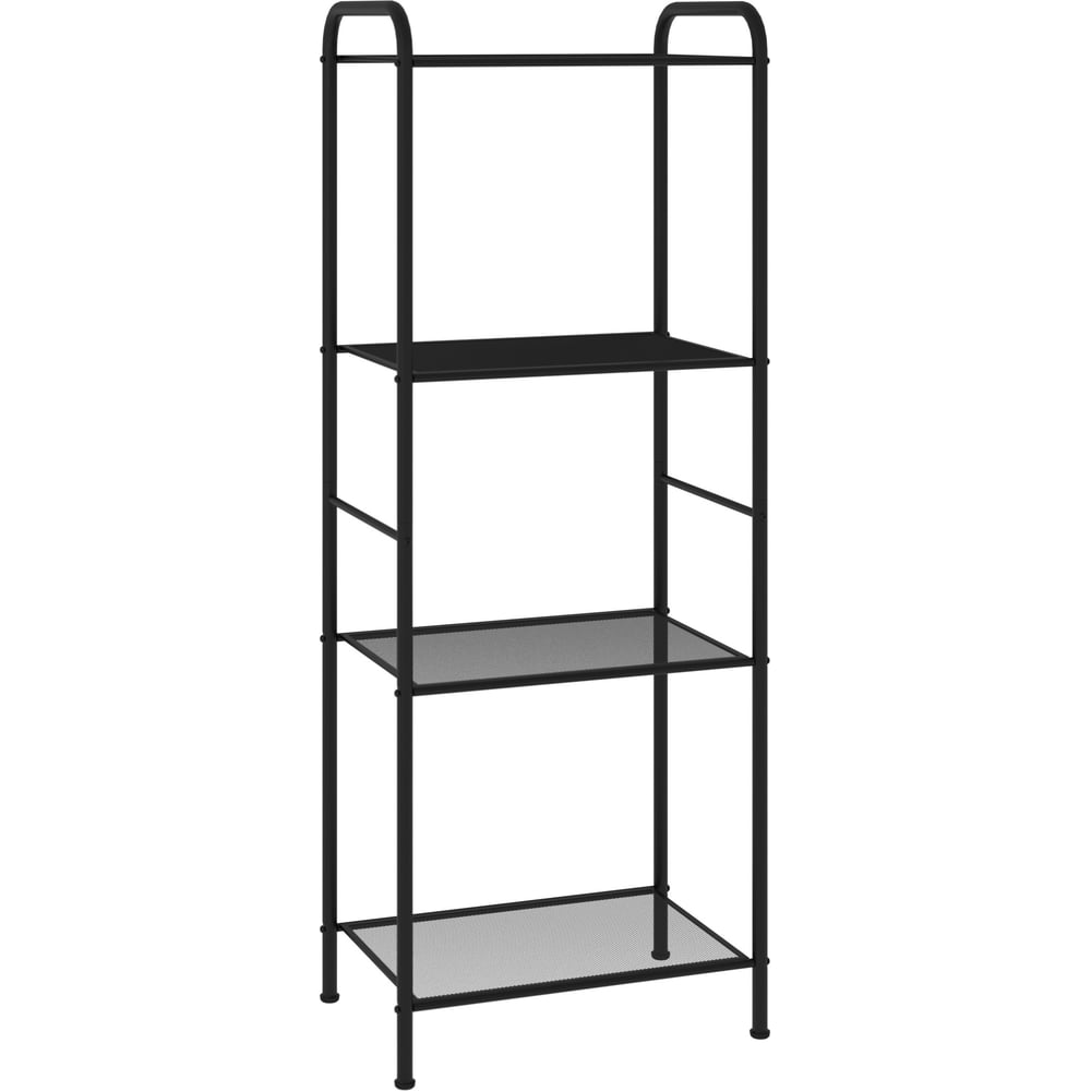 Стеллаж "Валенсия 14" Д45,5;Ш30;В120,5см (VALENCIA 14 Shelf rack) цвет черный ЗМИ (1)