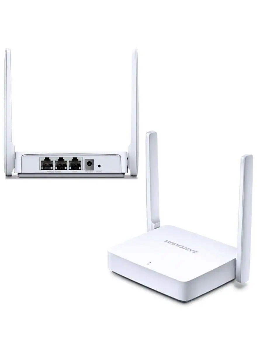 MERCUSYS MW301R, Wi-Fi Роутер, 300Mbps, Mediatek, 2.4GHz, 802.11b/g/n, 100Mbps 2--port Switch, 2 ант