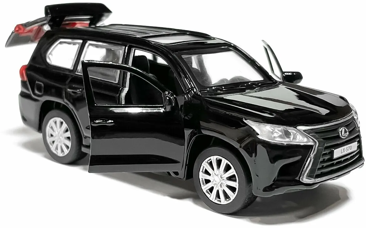 Машина металл Технопарк LEXUS LX-570 12 см черный LX570-BK
