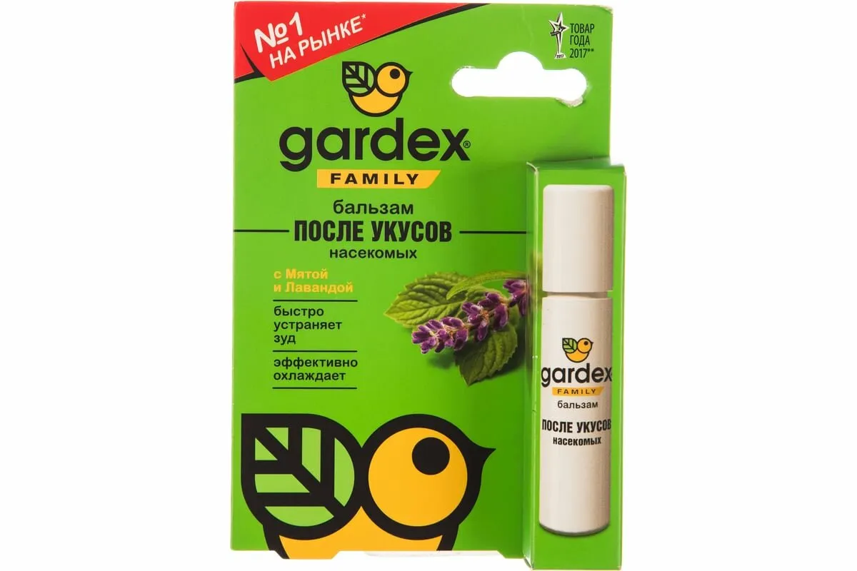 Gardex Family Бальзам после укусов роликовый (1*12=12) 146