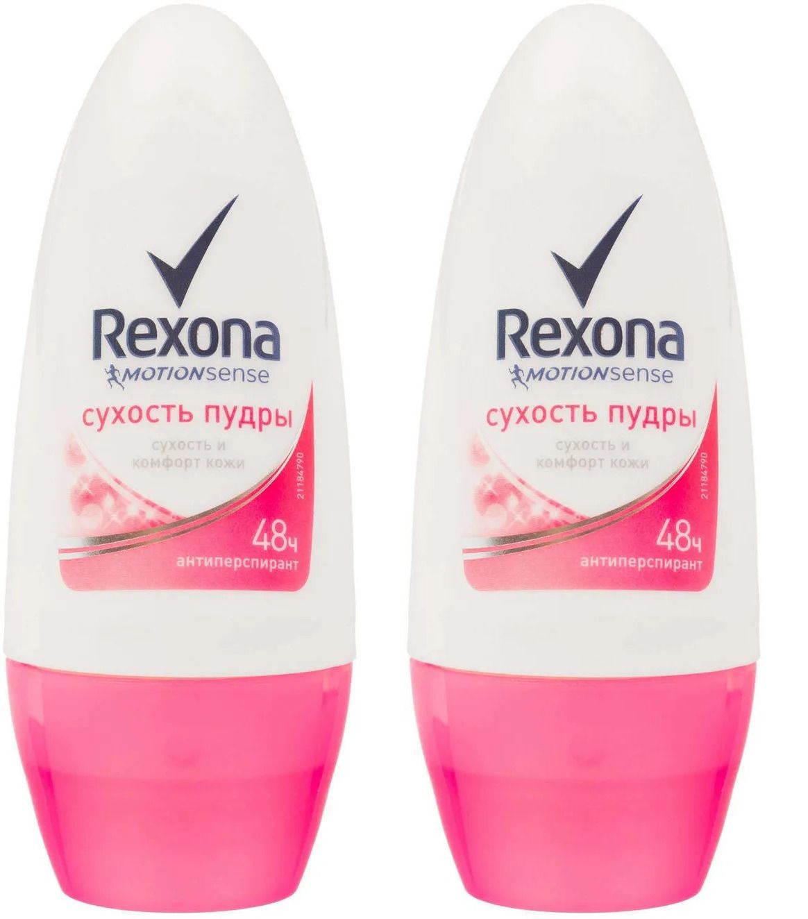 Дезодорант ЖЕНСКИЙ "Rexona" РОЛИК (50 мл) Сухость Пудры / нежный пудровый аромат (6 шт/ящ)