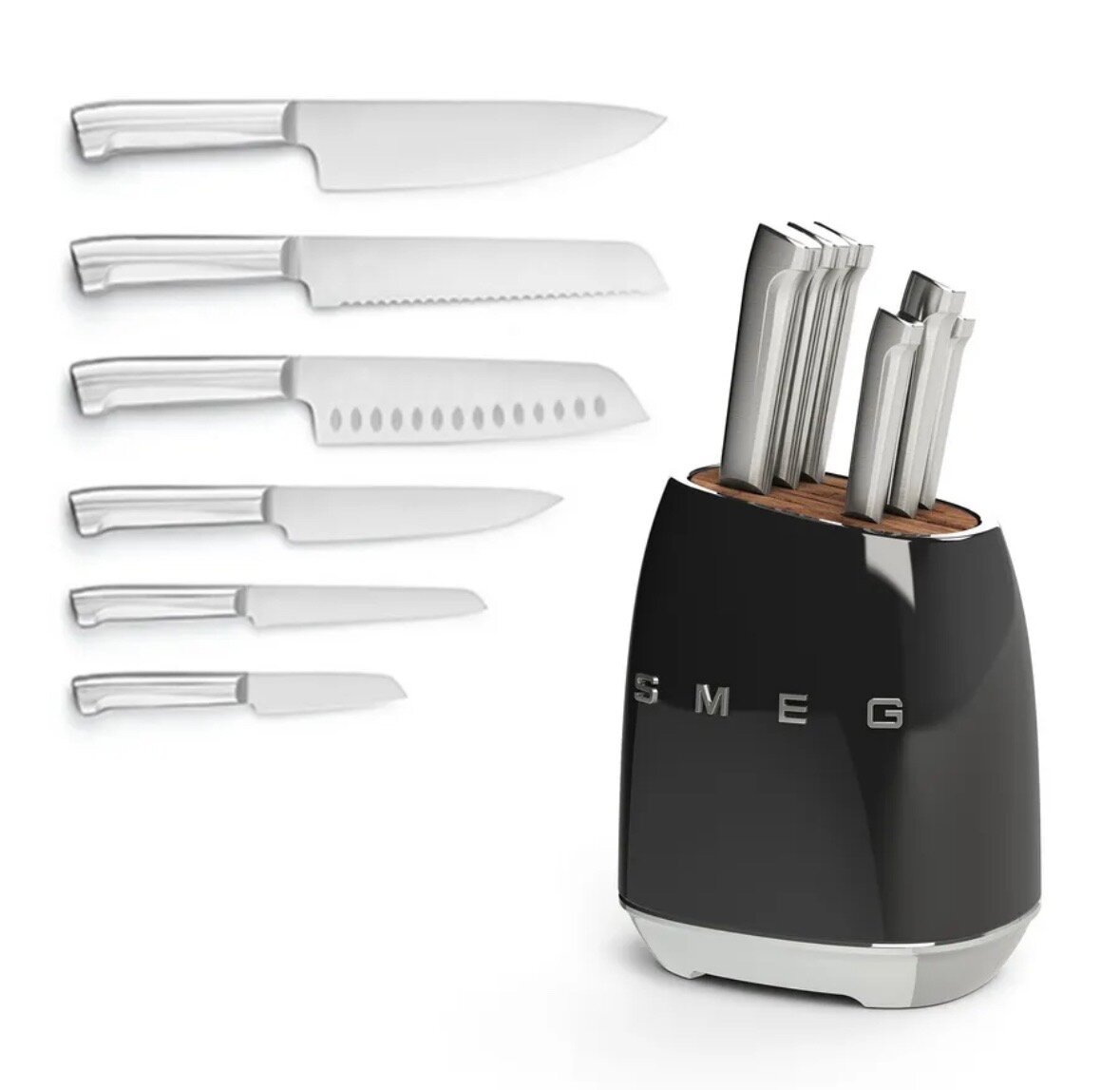 Ножи Smeg черный