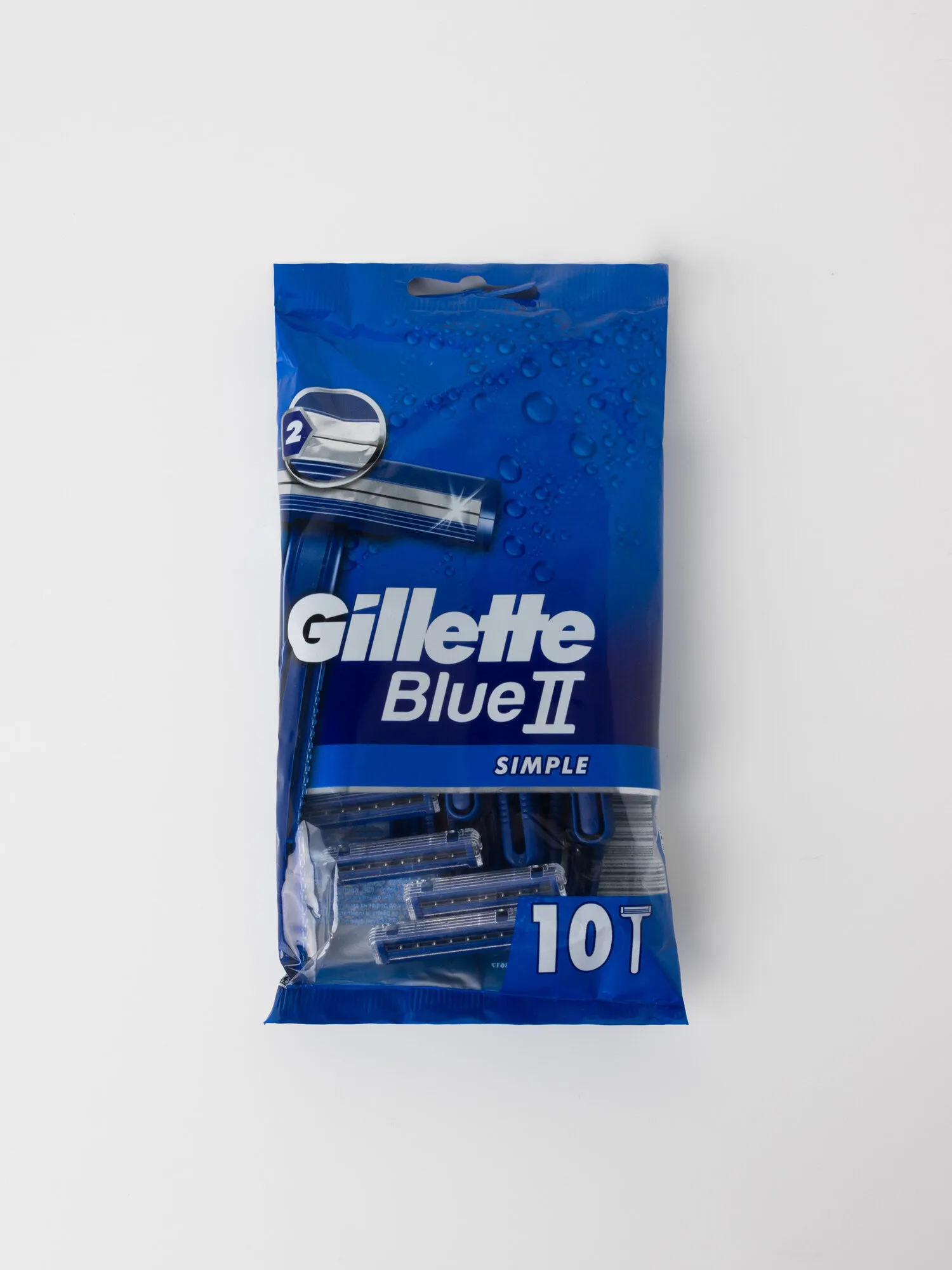 Станки для бритья одноразовые ЖЕНСКИЕ "Gillette Blue 2" (5шт) 2 лезвия / увлажняющая полоса (24 уп
