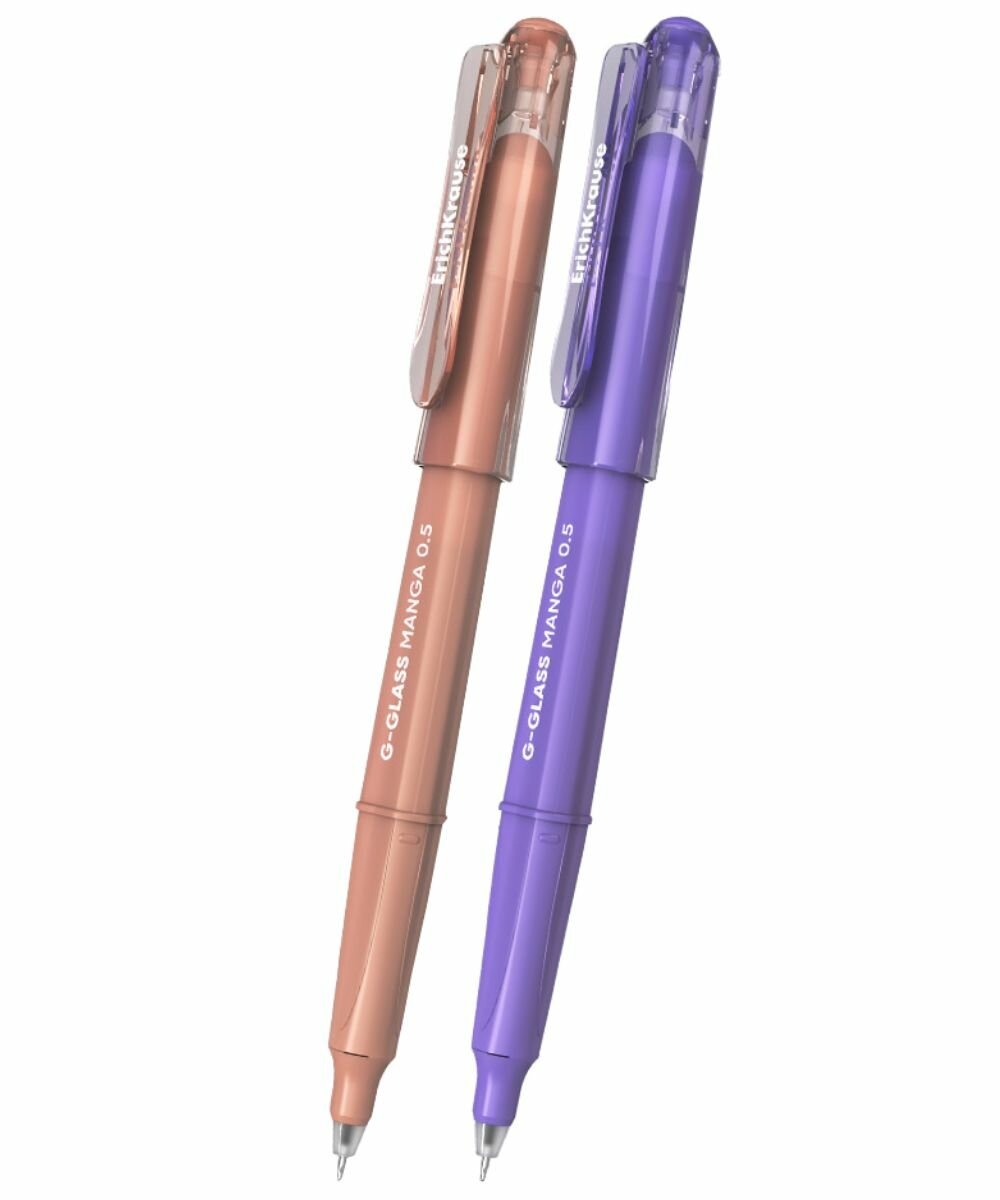 Ручка гелевая ErichKrause G-Slim Stick Galactic 0.5, цвет чернил черный