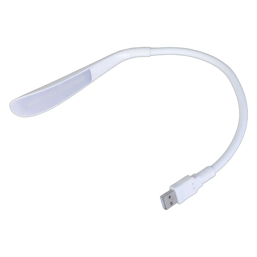 светильник USB LED 518-SMD белый свет СЕНСОРНЫЙ 18см