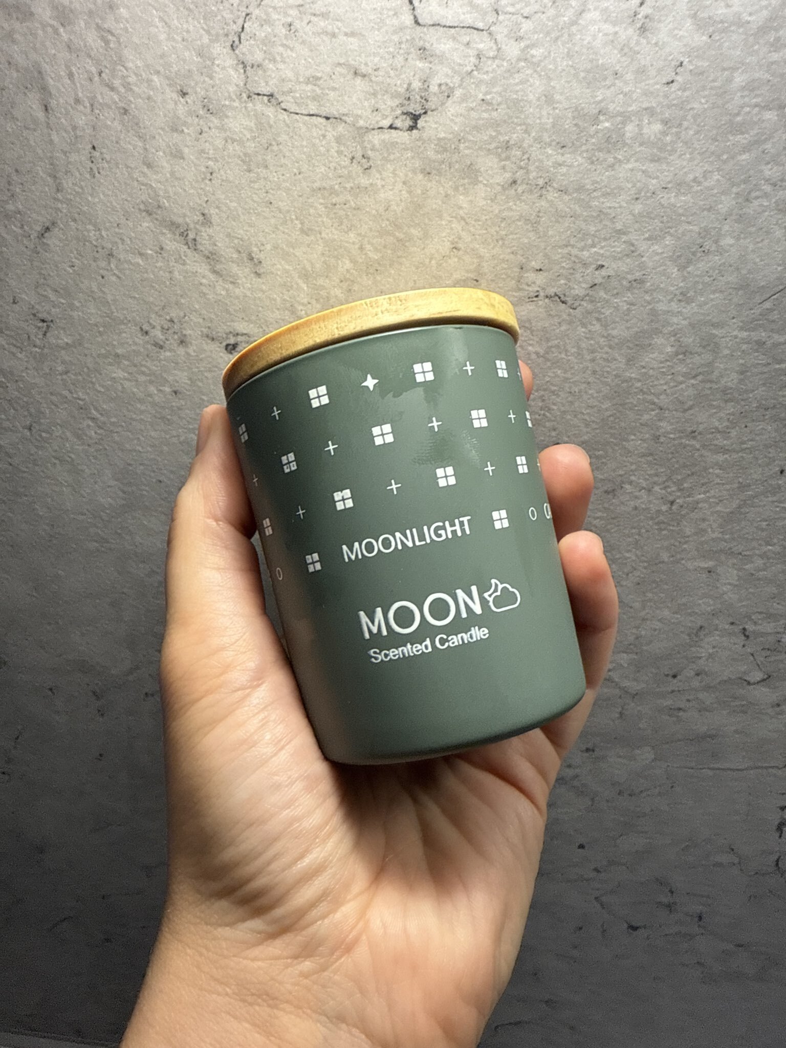 Свеча ароматическая в стакане "Moon", бамбуковая роща, малая 10547212