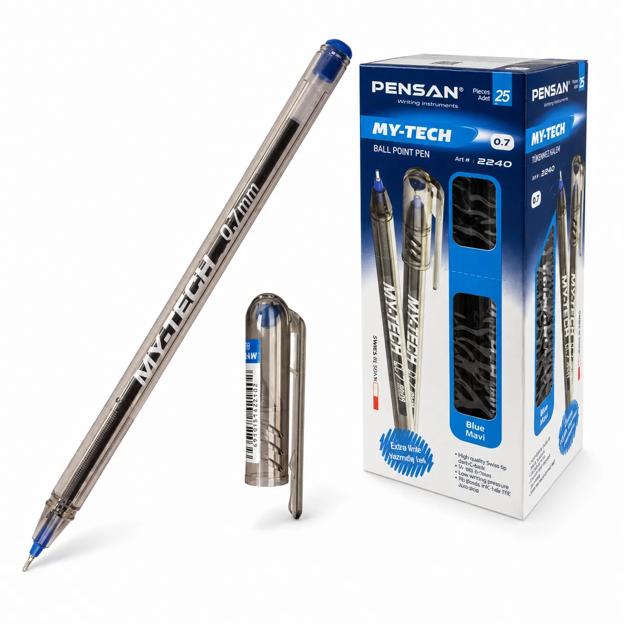PENSAN MY-TECH BALL POINT PEN 0,7 MM BLA5