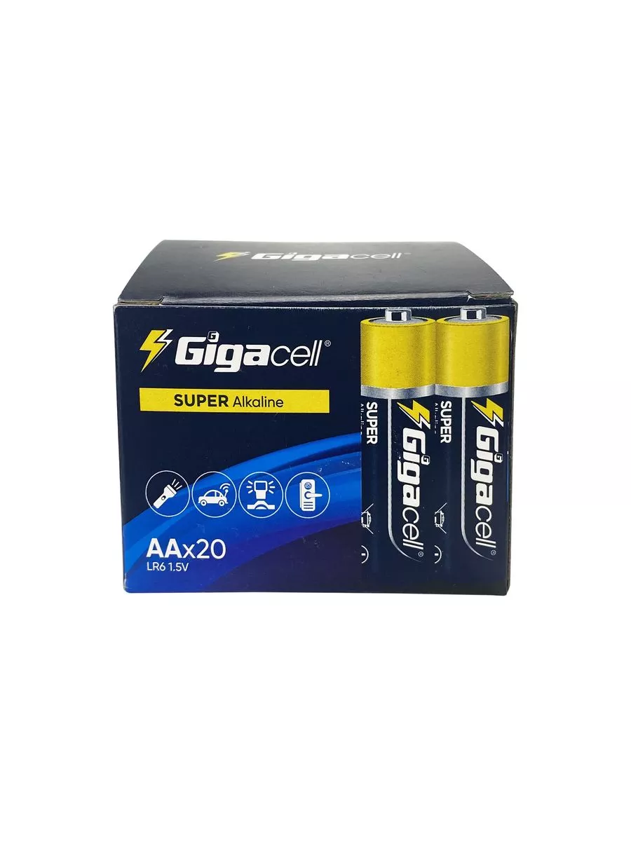 GIGACELL AA 20 шт Батарейки алкалиновые