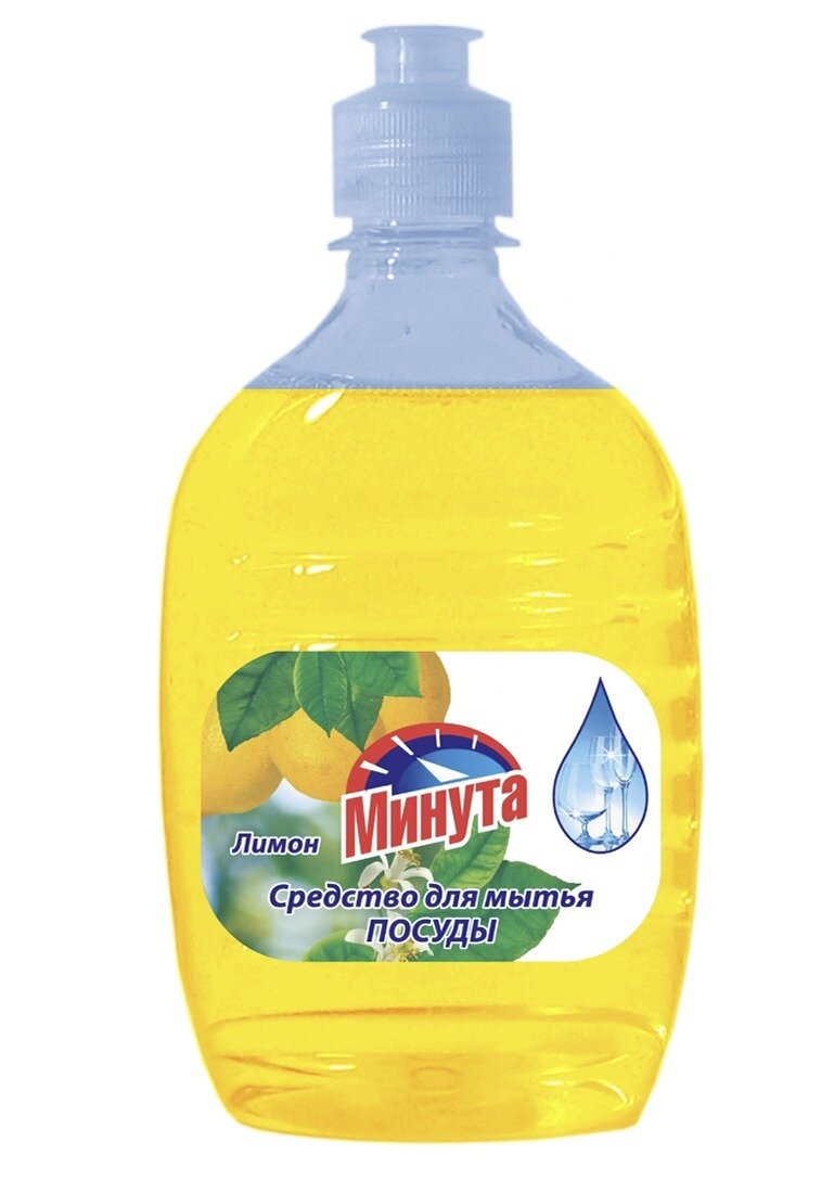 Средство для мытья посуды "Минута" ПЭТ (5 л) Лимон (4 шт/ящ)