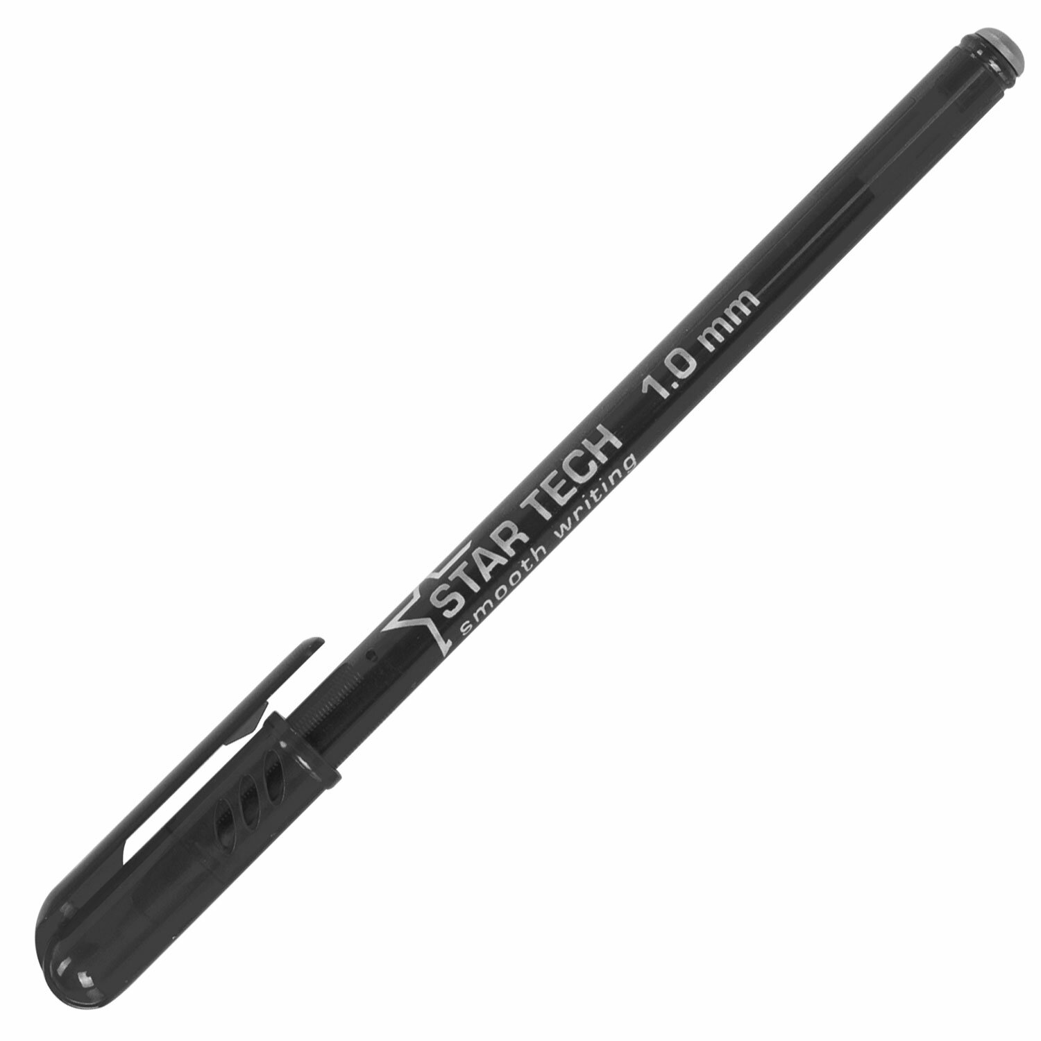 Ручка шариковая масляная PENSAN Star Tech, черная, игольчатый узел 1 мм, линия 0,7 мм