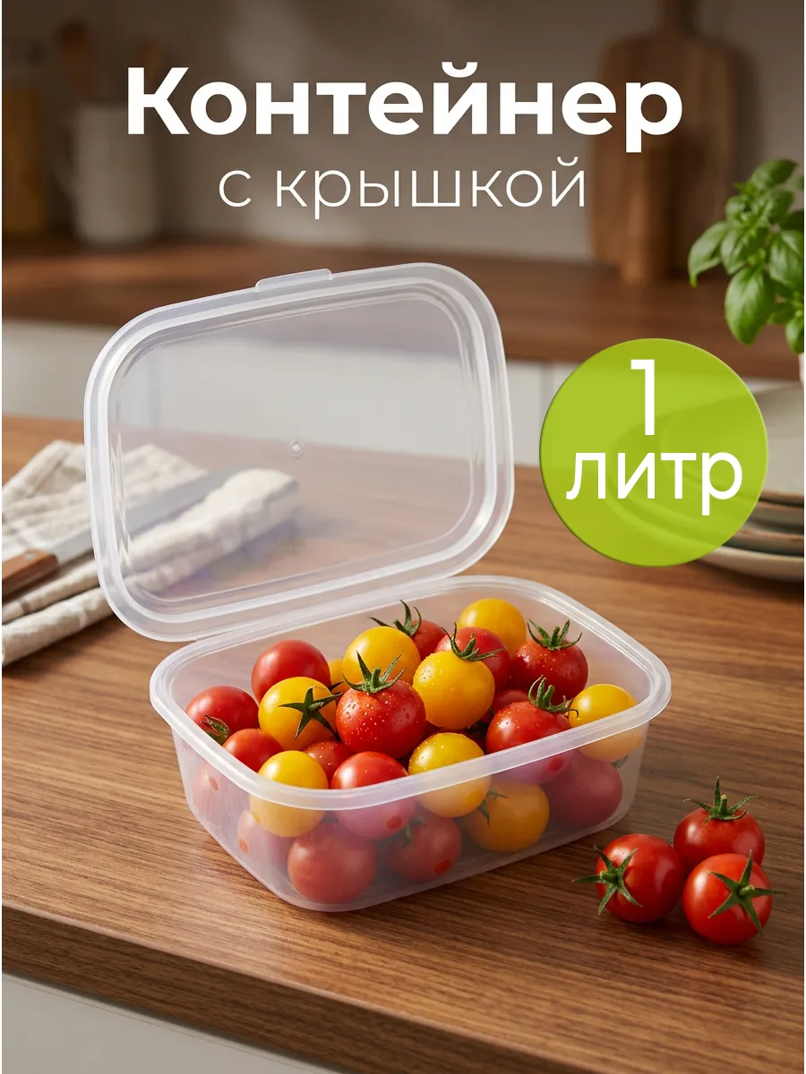 Контейнер "Fresh Box 1л /прозрачн. (72)