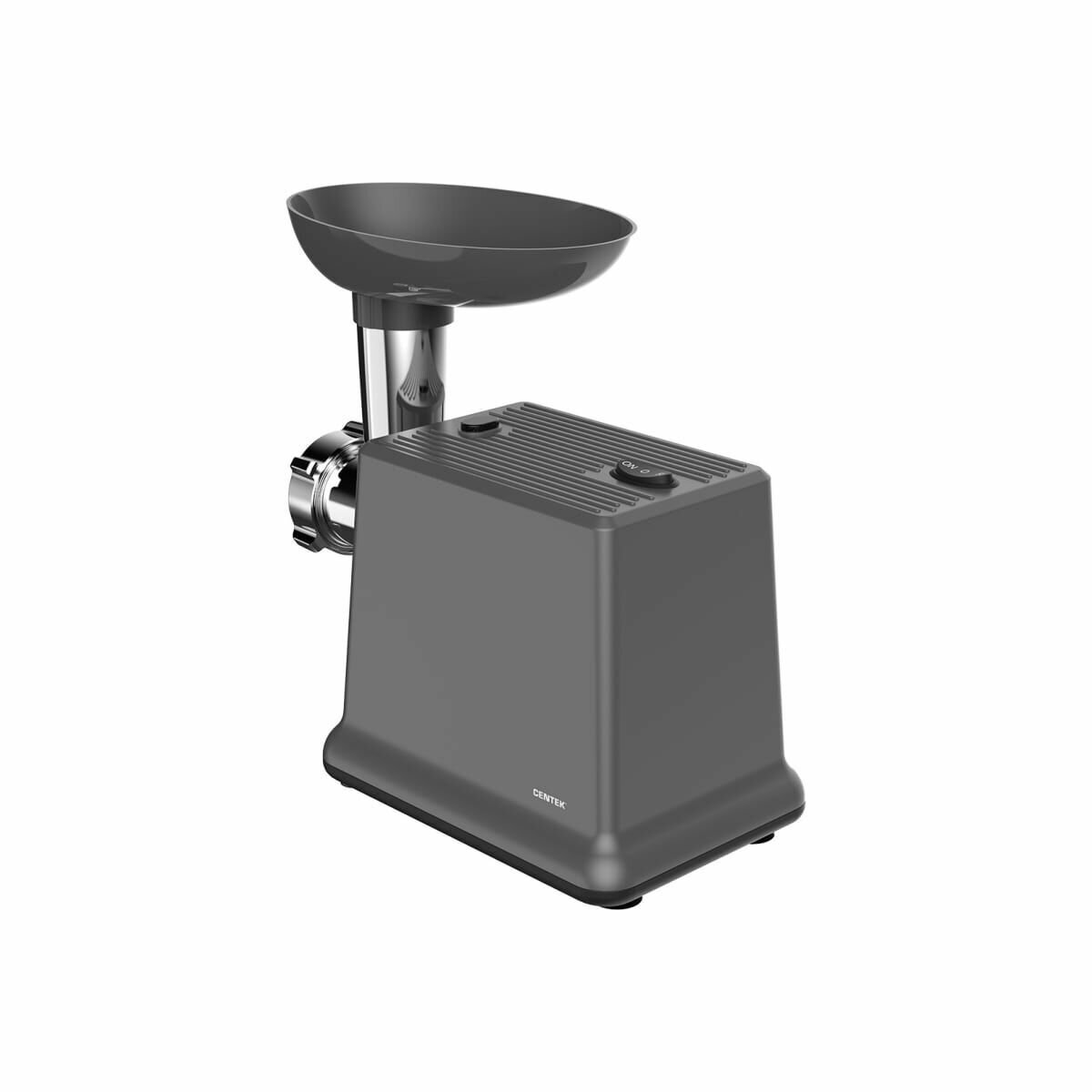 Мясорубка Centek CT-1625 2000 Bт, 2 кг/мин, реверс, 2в1 мясорубка/овощерезка, 2 диска, 5 насадок