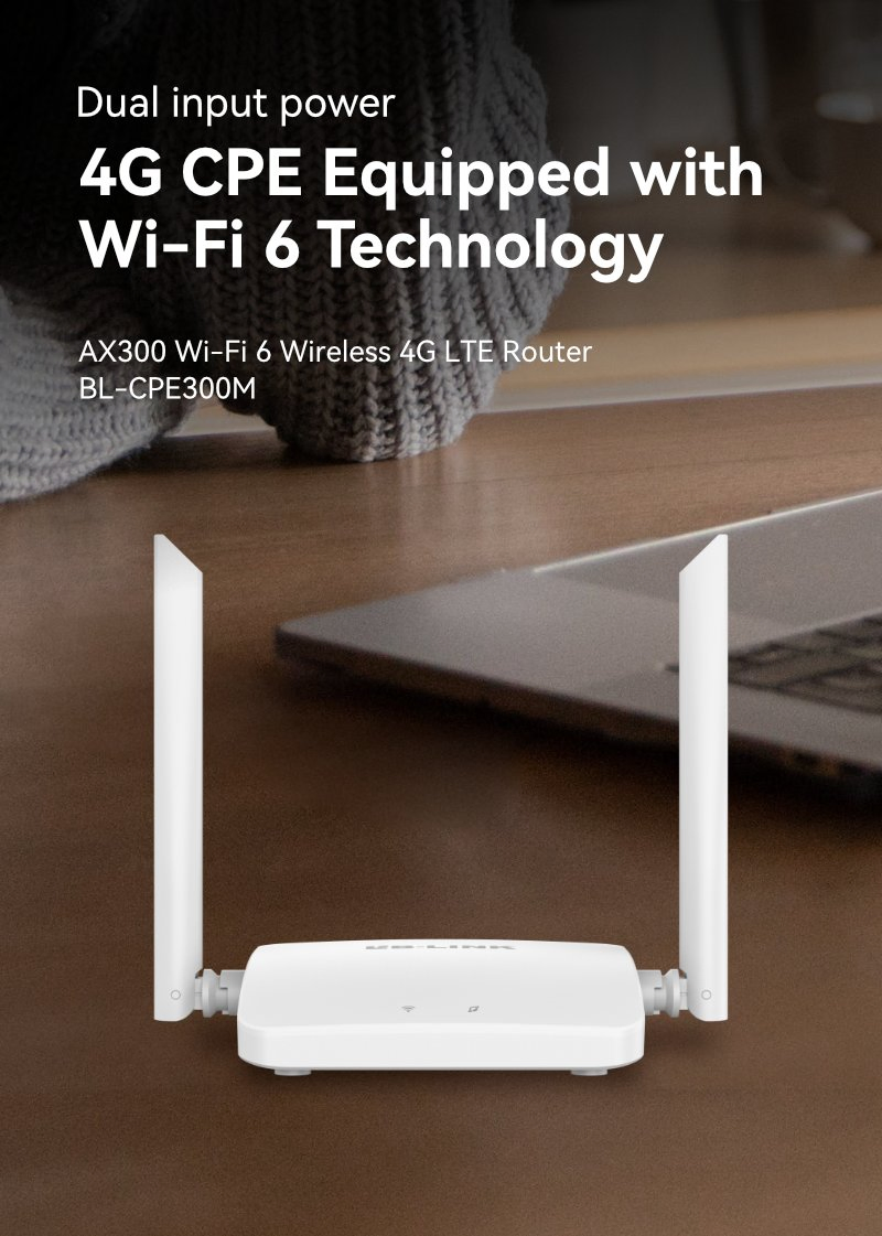 WI-FI роутер LB-LINK 286Mbps 4G LTE BL-CPE350EU AX300