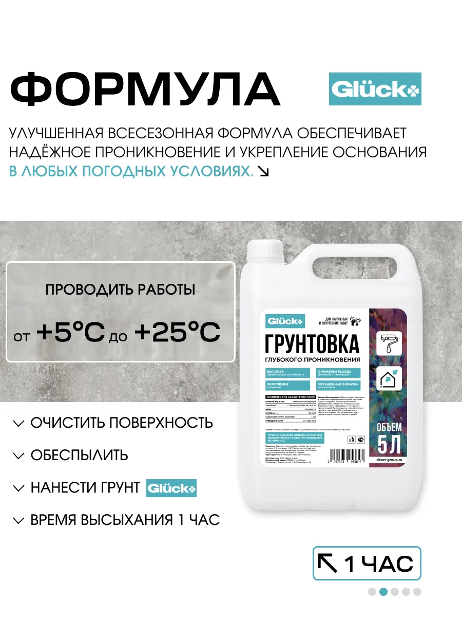 СУФФИКС грунтовка глубокого прон. 5л