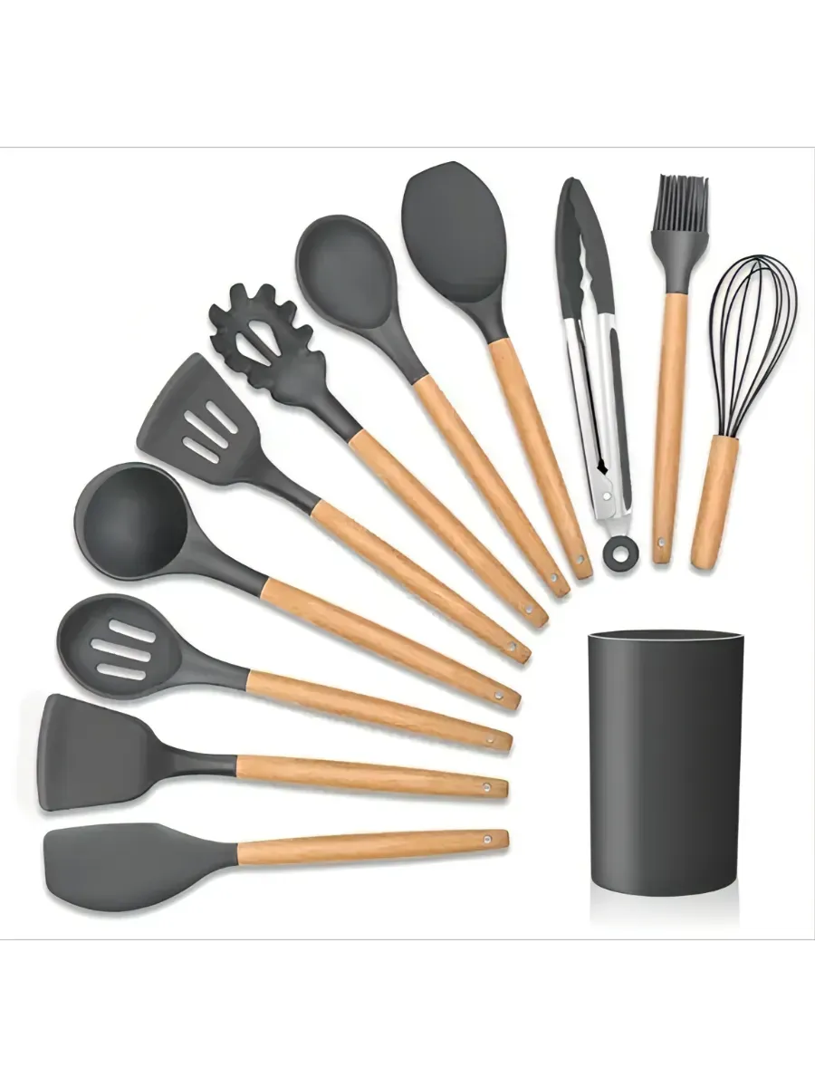 Набор прин.кух.7р."Silicone spatula set"сер.