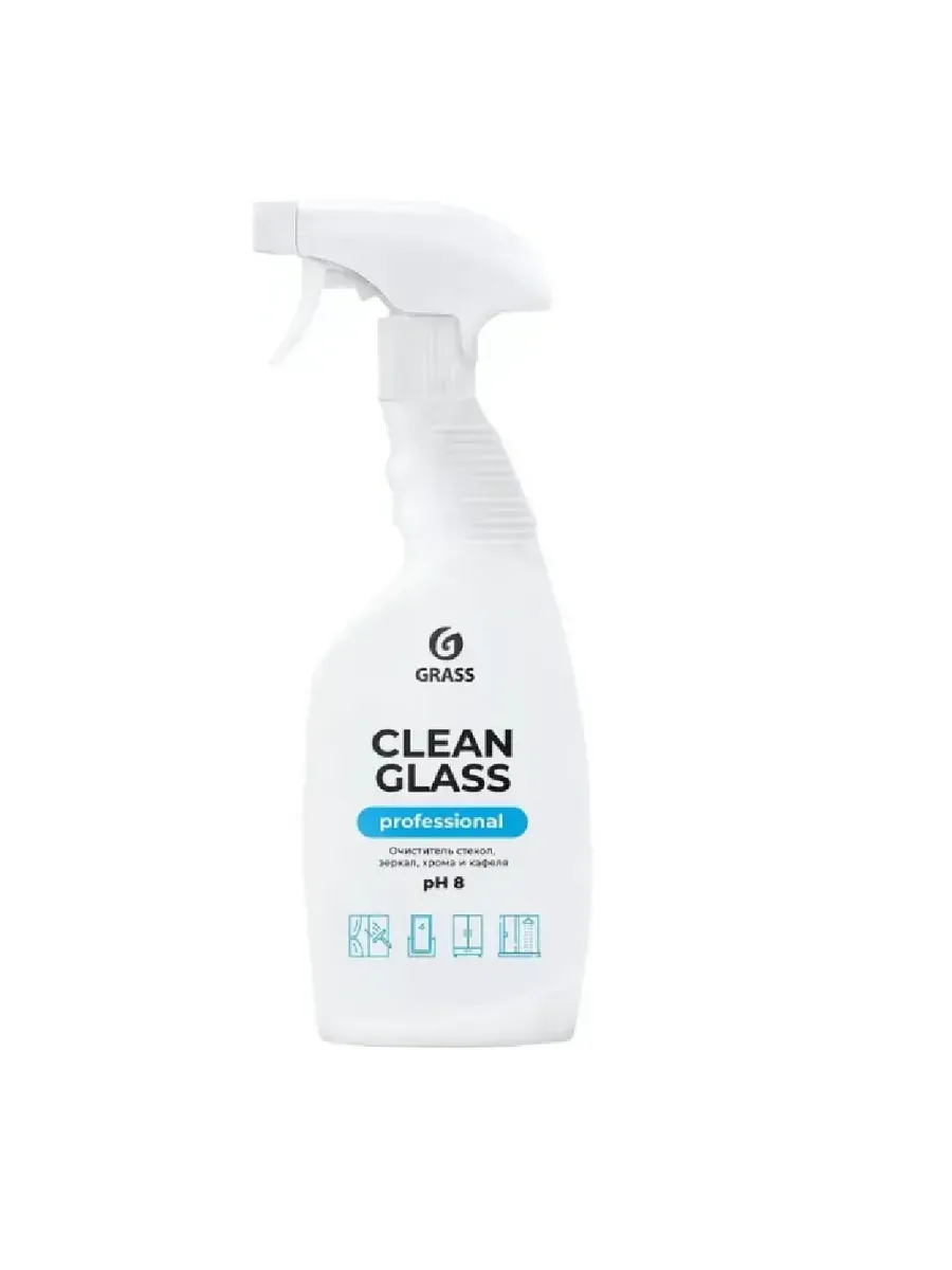 Очиститель стекол и зеркал КЛИАН ГЛАСС "Clean glass" (флак 600 мл) (12)