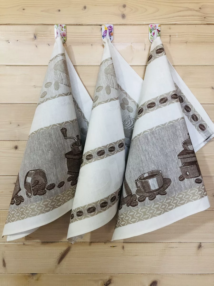 Кухня ПОЛОТЕНЦЕ лен*КОФЕ*(40-960-12)7я2211612