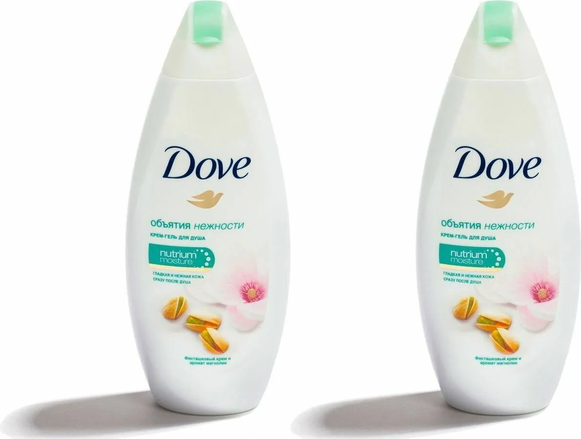 Крем-гель для душа "Dove" (250 мл) Объятия Нежности / Фисташка и Магнолия (12 шт/ящ)