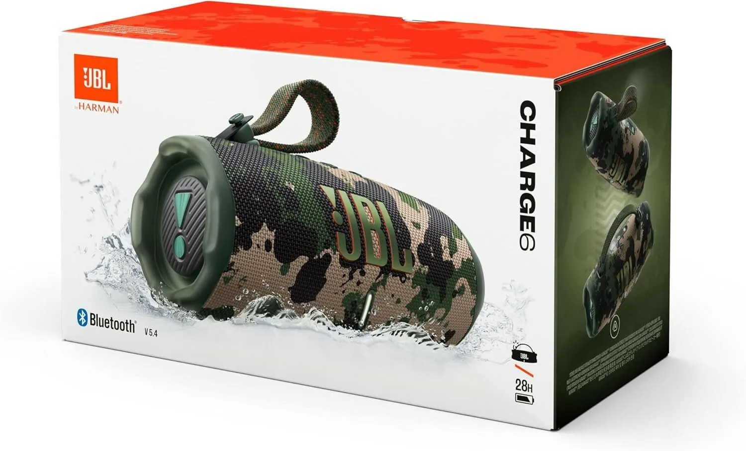 Портативная акустическая система JBL Charge 6 камуфляж