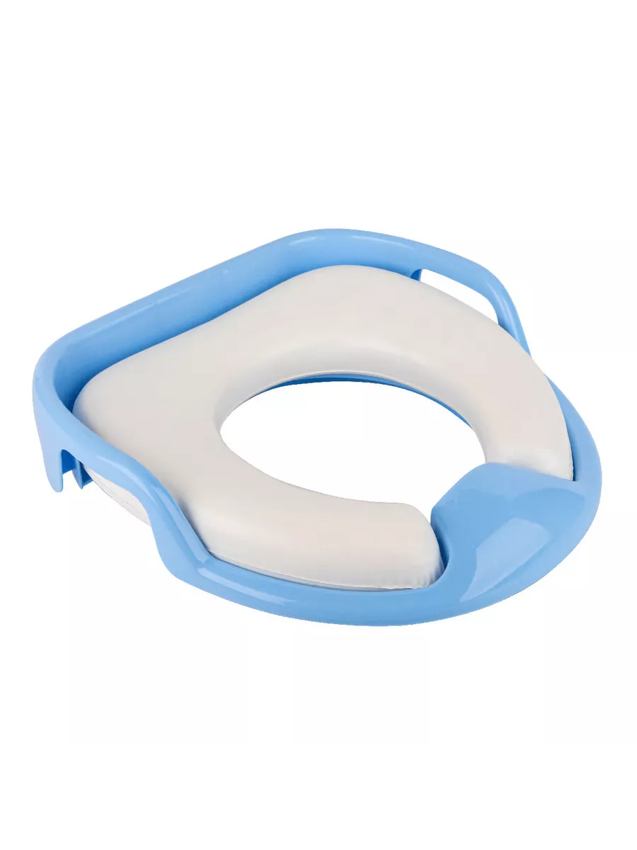 Детское сиденье с лесенкой для унитаза AQUA-Prime BABY "JUMBO" (голубой)