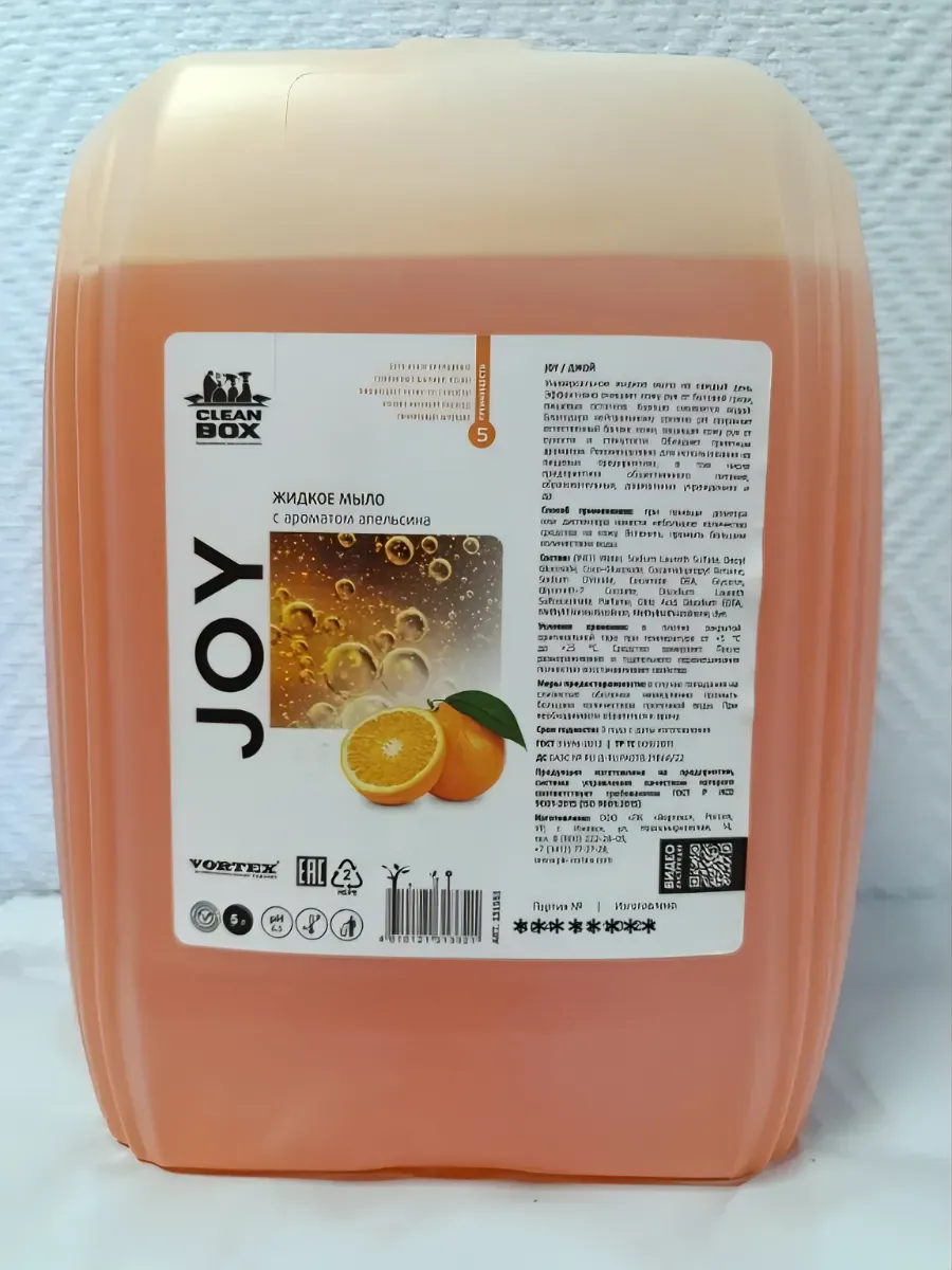 Мыло жидкое "JOY" 5л Киви*4 7146