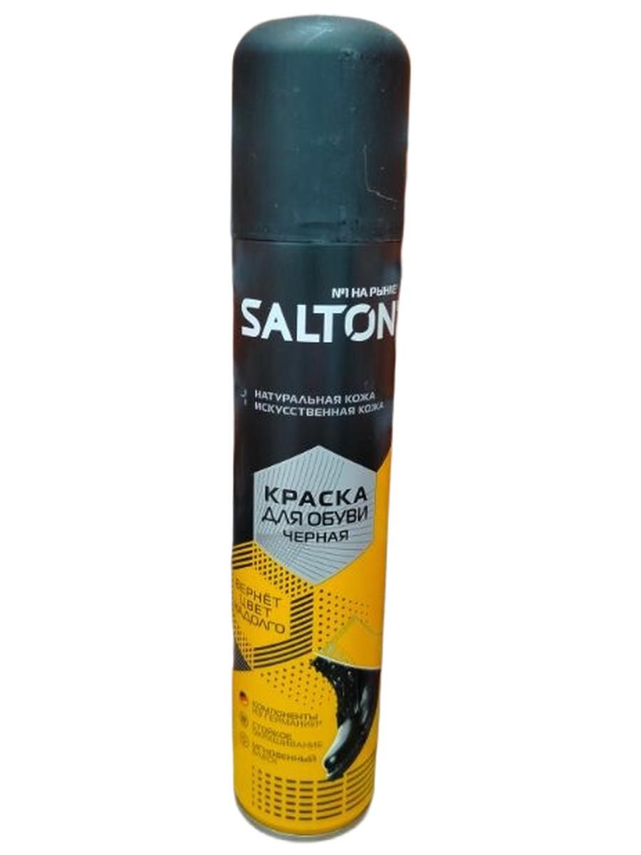 SALTON Краска для обновления цвета изделий из гладкой кожи черный 190мл.(1*6=6) 41250/18