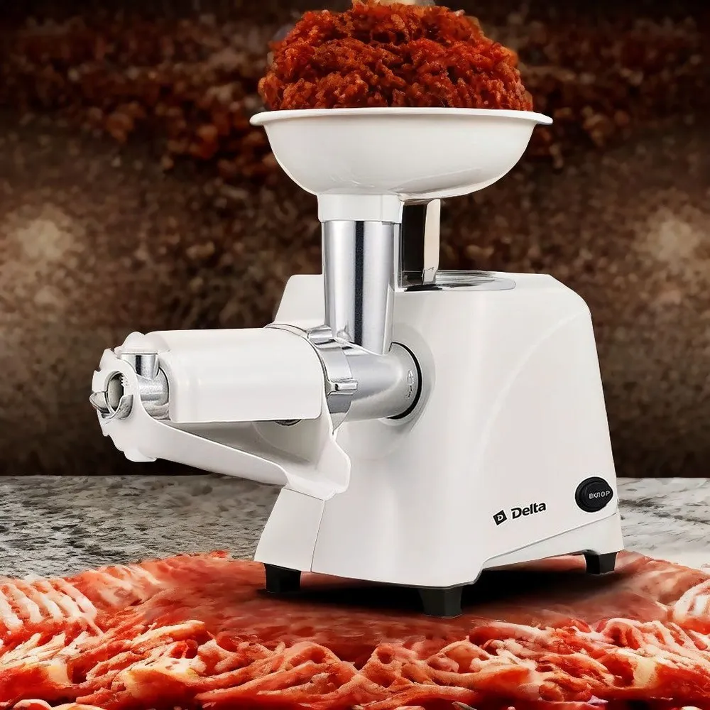 Мясорубка + соковыжималка DL-6101M 2000Вт белая (DL) (4)