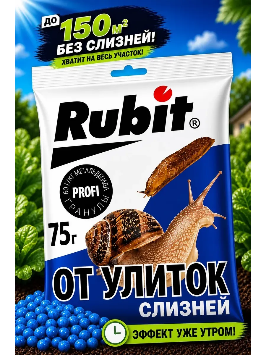 Аксела от улиток/слизней Рубит 75г*40 5723 (шт.)