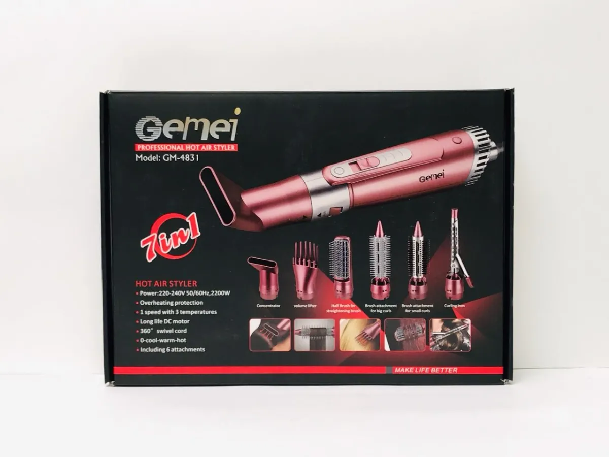 Фен-расческа GM-4831 HW-178 2200Вт(12)