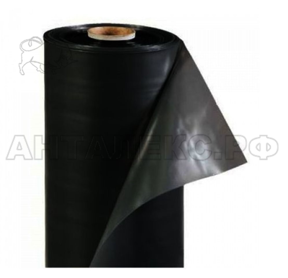 Плёнка чёрная 1 сорт 1500*2*0,090 (100м)