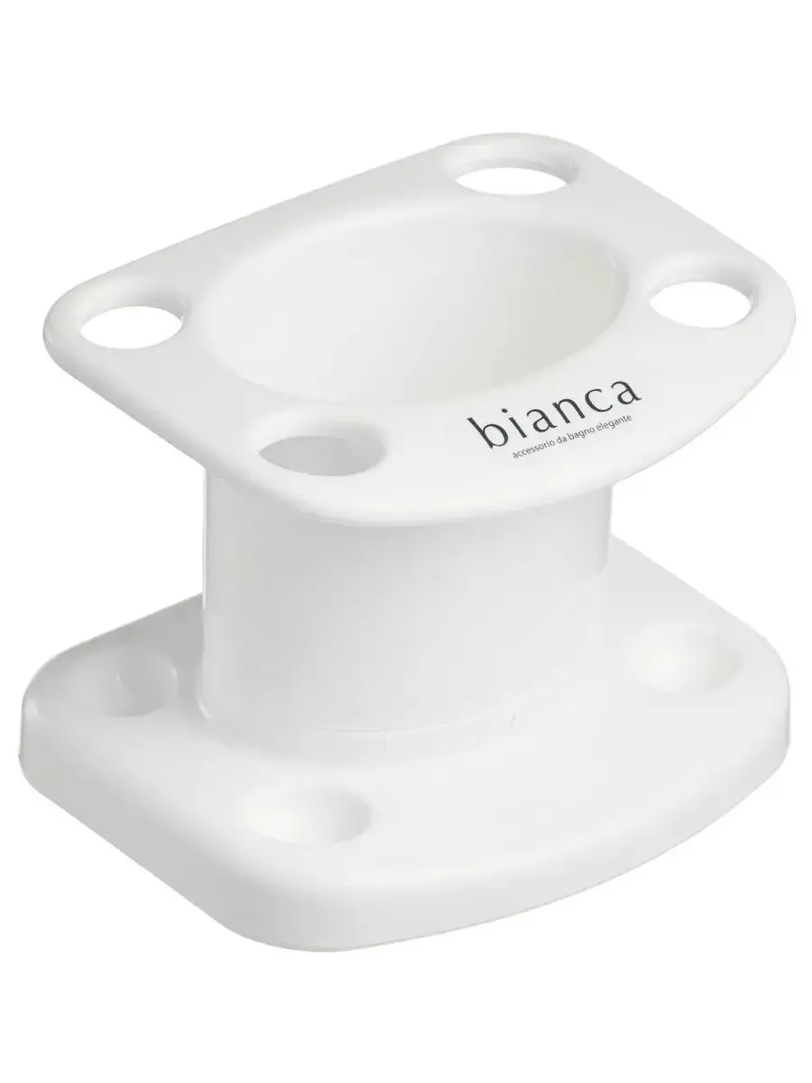 Подставка для зубных щеток WHITE (10*7см)