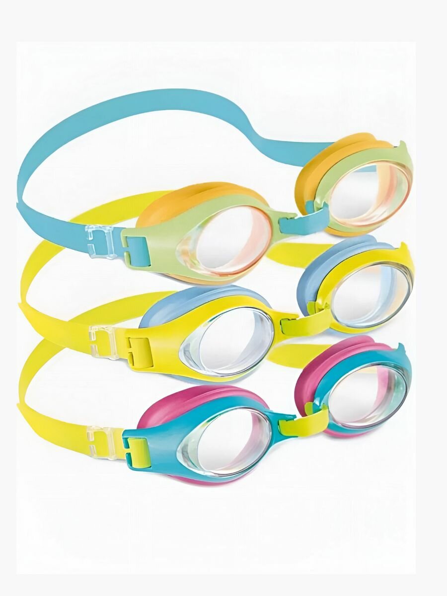 Очки для плавания детские 3-8 лет, Intex