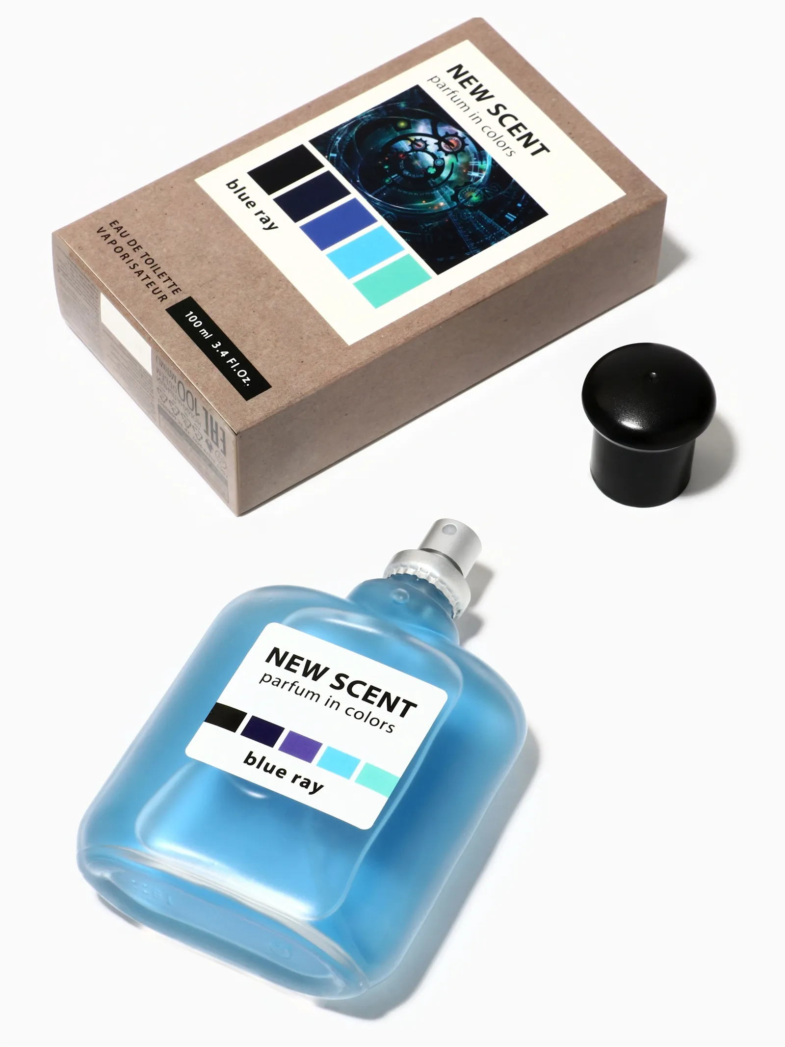 Туалетная вода мужская New Scent Blue Ray, 100 мл 10953195