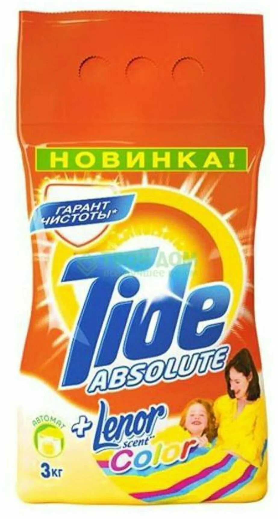 Стиральный порошок "Tide" АВТОМАТ (3 кг) Color Lenor Touch of Scent (6 шт/ящ)