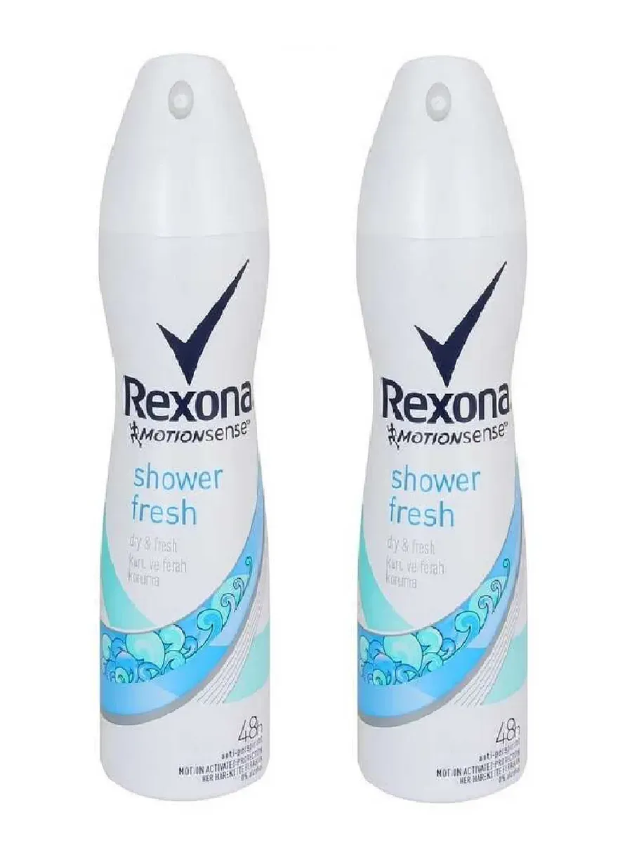 Дезодорант ЖЕНСКИЙ "Rexona" СПРЕЙ (150 мл) Свежесть Душа / легкий аромат Розы и Белых цветов в сочет