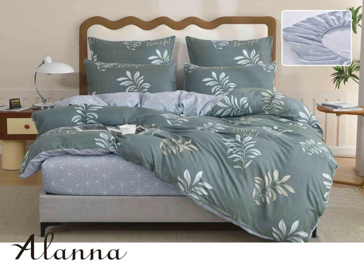 КПБ Alanna*ENJOY DREAM*EBPO (c простыней на резинке по кругу)