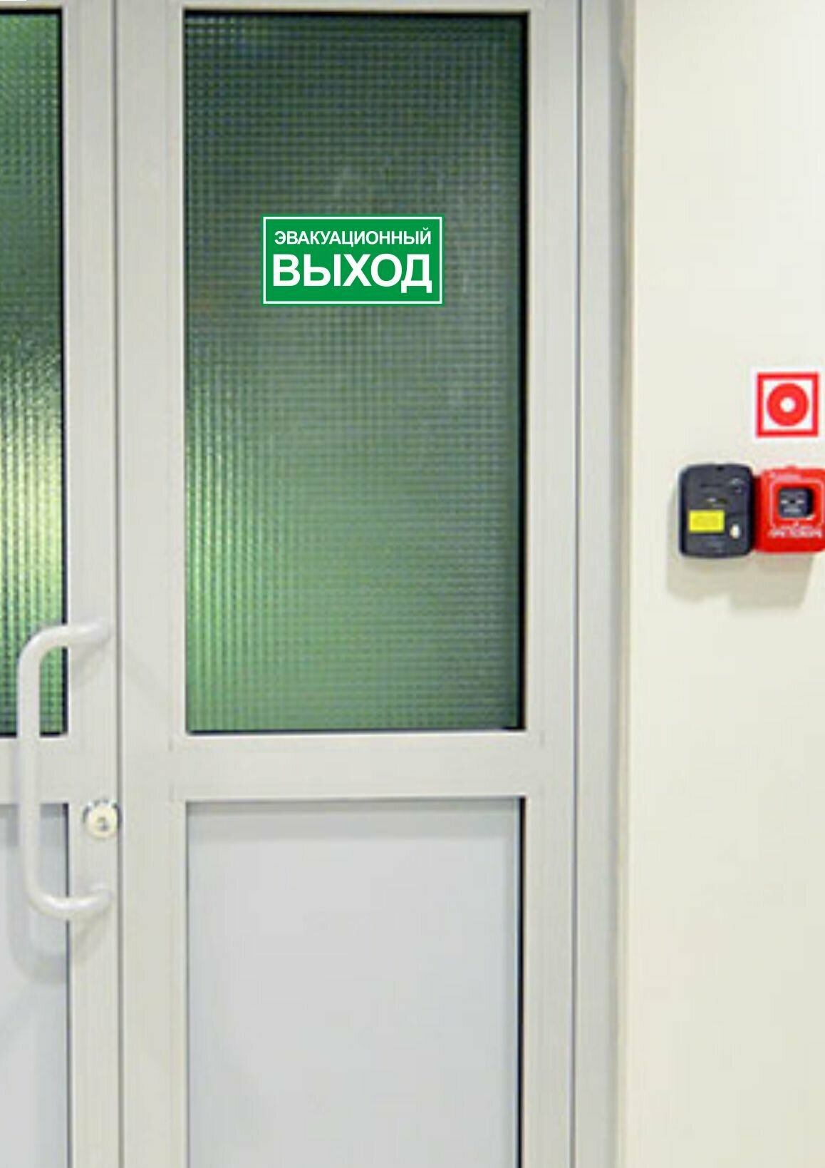 Виниловая наклейка "Вход", 25х10 см